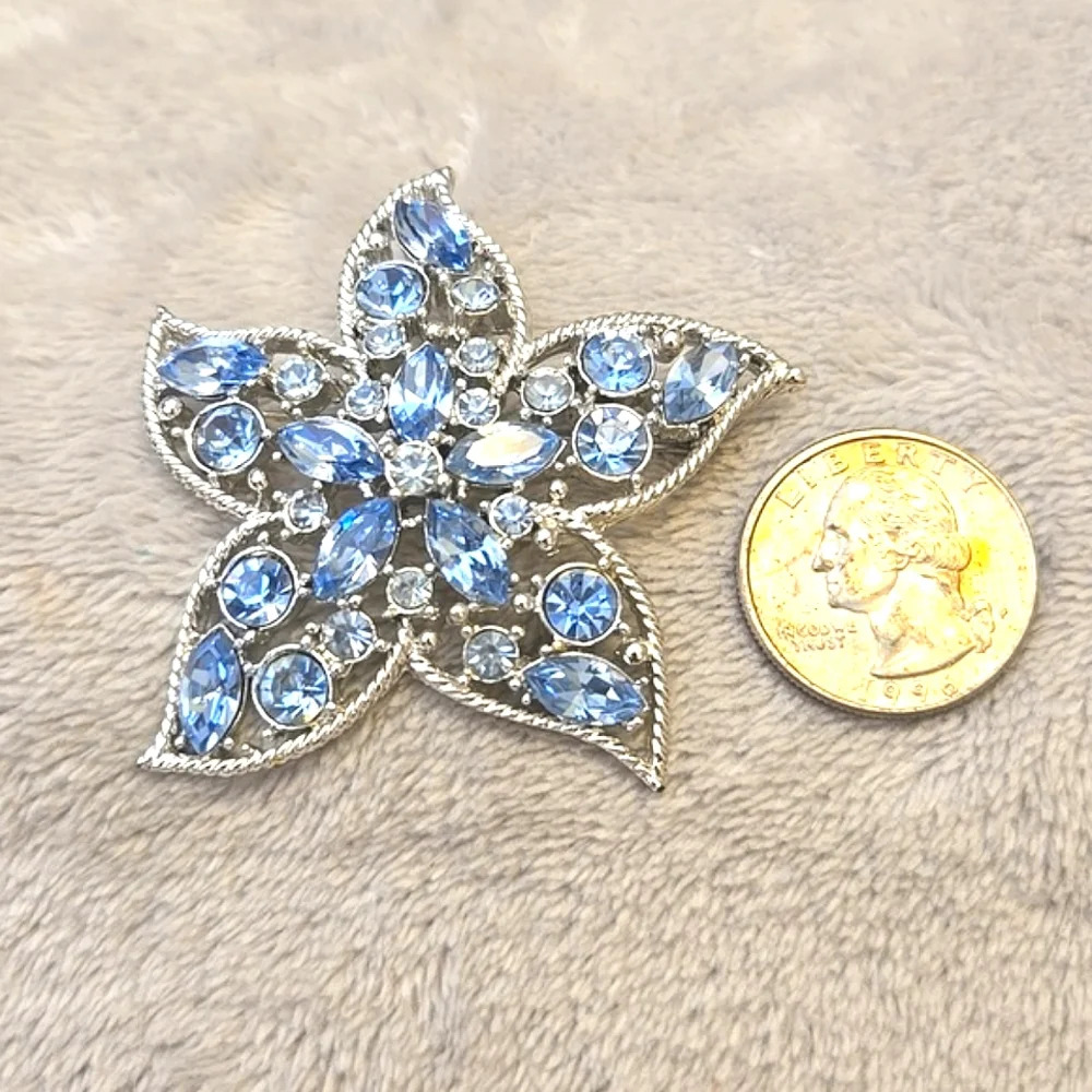 #515 Vintage Sarah Coventry Star Fire Brooch - Picture 3 of 7